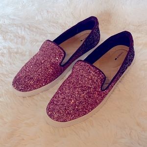 Birdies Ombré Rose Sparkle Swift Sneakers